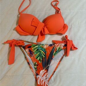 Tropical Orange Bikini 👙